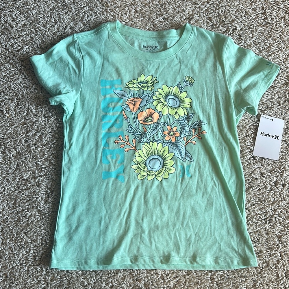 Hurley Tee with Flowers - NWT
